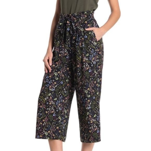 Dr2 Daniel Rainn Floral Print Crop Pants Plus Size - Picture 3 of 11